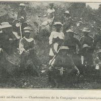 Fort-de-France. - Charbonnières de la Compagnie transatlantique