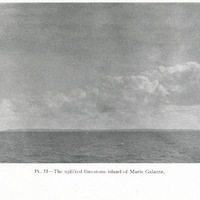 PL. II — The uplifted limestone island of Marie Galante.