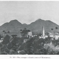 PL. III — The younger volcanic cones of Montserrat.