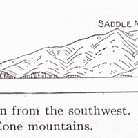 Fig. 16 — Nevis, as seen from the southwest. The young cone is built are seen in Saddle and Cone…