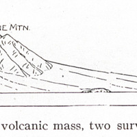 On the ruins of an older volcanic mass, two surviving summits of which