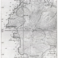 Fig. 25 — The embayed and cliffed coast of southwestern Martinique (from British Admiralty Chart No…