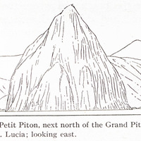 Fig. 29 — The Petit Piton, next north of the Grand Piton on the southwest coast of St. Lucia;…