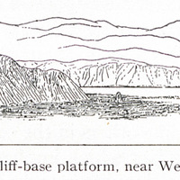 Fig. 34 — An elevated cliff-base platform, near Wellington, New Zealand.