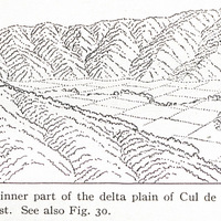 Fig. 35 — The inner part of the delta plain of Cul de Sac, St. Lucia, looking northwest. See also…