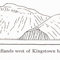 Fig. 38 — Cliffed headlands west of Kingstown harbor, southern end of St. Vincent.