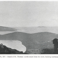 PL. XV — Island of St. Thomas: north coast from the crest, looking northeast.