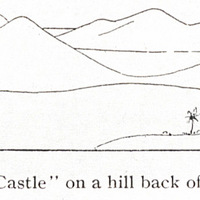 Seen from “Blackbeard Castle” on a hill back of the town; looking south