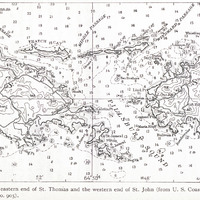 Fig. 41 — The eastern end of St. Thomas and the western end of St. John (from U. S. Coast and…