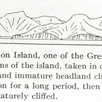 Fig. 50 — Part of Union Island, one of the Grenadines; looking southeast. The subdued forms of the…