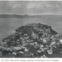 PL. XVI — Part of St. George's and the southwestern end of Grenada.