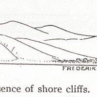 Eriksted, showing the absence of shore cliffs.