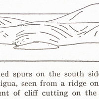 Fig. 62 — The subdued spurs on the south side of Willoughby Bay, southeast coast of Antigua, seen…