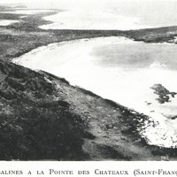 Les salines a la pointe des Châteaux (Saint-François).