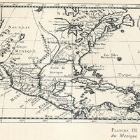 Planche III. Carte du golfe du Mexique et des Antilles.