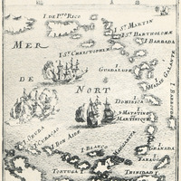 Planche IV. Les Caraïbes. “ Description du Monde ”, 1683.