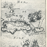 Planche II. Iles de Saint-Domingue et de Porto-Rico. “ Description de l'Univers ”, 1683.