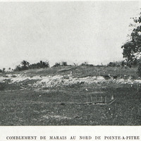 Comblement de marais au Nord de Pointe-a-Pitre