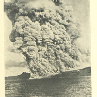 Une nuée ardente de la montagne Pelée. Arrivée à la mer de la Nuée ardente du 16 décembre 1902…