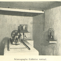 Séismographe Galitzine vertical.