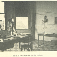 Salle d'observation sur le volcan.
