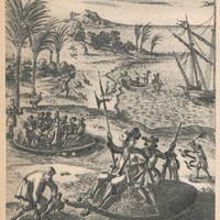 Isle Maurice. Gravure du XVIIeme siècle