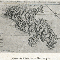 Carte de l'Isle de la Martinique.