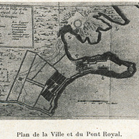 Plan de la Ville et du Pont Royal.