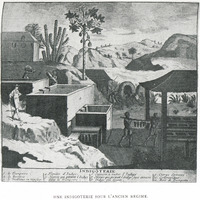 Une indigoterie sous l'ancien régime.
