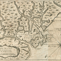 Carte de l'Isle de Cayenne et de ses environs