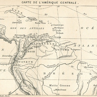 Carte de l'Amérique centrale