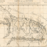 Carte de la Guyane.