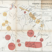 Guyane française : ethnographie et distribution géographique de la lèpre. Carte dressée d'après le…