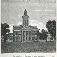 Paramaribo. Bureau du Gouvernement