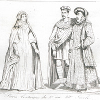 Paris. Costumes du Xe au XIIe siècle