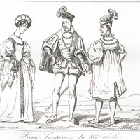 Paris. Costumes du XVIe siècle