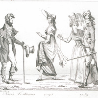 Paris.  Costumes 1795 - 1789