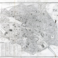 Plan de Paris dressé par C.V. Monin. 1834