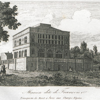Maison dite de François 1er : Transportée de Moret à Paris aux Champs-Elysées