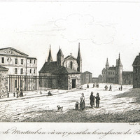 Place de Montauban où en 1790 eut lieu le massacre des Patriotes
