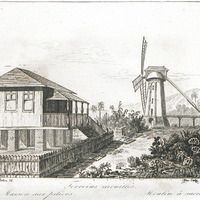 Terreins mouillés. Maison sur piliers. Moulin à sucre