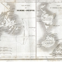 Ile et banc de Terre-Neuve. Iles Saint Pierre et Miquelon