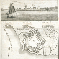 View and plan of the Fortress called Amsterdam.