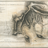 Plan of Fort Royal in the island of Granada with the Harbour & Environs.