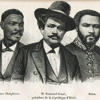 Pierre Monplaisir ; M. Boisrond-Canal, président de la république d'Haiti ; Brice
