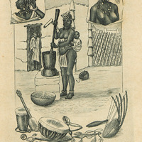 Pl. H.— Femme malinké pilant le mil