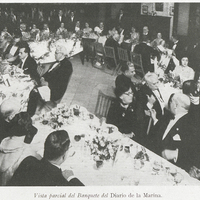 Vista parcial del Banquete del Diario de la Marina