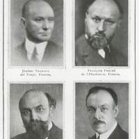 Delegados al VII Congreso de la Prensa Latina / Jérôme Tharaud del Temps, Francia / François Porché…