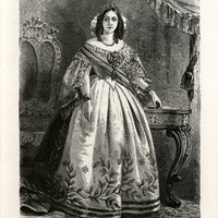 Portrait de l'impératrice du Brésil