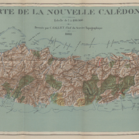 Carte de la Nouvelle-Calédonie. Dressée par C. Gallet, Chef du Service Topographique